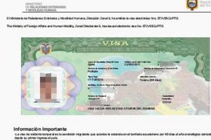 赴厄瓜多爾旅行，擬實行旅客健康線上申報